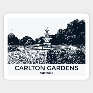 Carlton Gardens - Australia Sticker